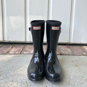 Women’s Original Short Gloss Hunter Rain Boots